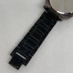 Anne Klein  women black tone watch 35mm round quartz analog size 5.5” running Photo 7