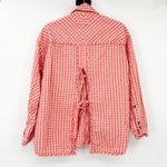 Free People  FP We The Free Womens‎ Boho High Tide Button Down Gingham Shirt XS Photo 9