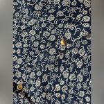 ANDREA MARE Womens Maxi Dress Sz M Black/Gold Floral 4 Pockets Black Size M Photo 5