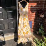 Paper Heart Linen Blend Pastel Floral Print Maxi Dress M Photo 8