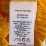 1. State NWT  Jersey Knit Smocked Hem Tank in Sunflower Yellow Photo 4