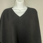 Tempo Paris NWT  Sweater Oversized Fitted Sleeve Black Size‎ Medium/Large V-Neck Photo 3