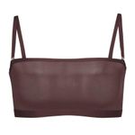 SKIMS Sheer Sculpt Bandeau Bra Espresso XXS NWT Strapless Shapewear Photo 0