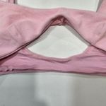 It's Now Cool 90's Crop Bikini Top in Pastel Pink Terry Size L Photo 4