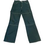 S.O.N.G. Green White Thread Denim Carpenter Jeans Streetwear Grunge Size undefined Photo 0