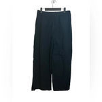 Prologue  Black High Waisted Pleated Wide Leg Pants Photo 1