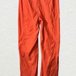 Love Tree MSP Miraclesuit Orange Woven Nylon Drawstring Straight Track Pants M Elastic Photo 3