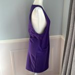 American Vintage Michele Petite Jumper Deep V-Neck Purple Mini Dress Mod Vintage Size 8 Photo 6