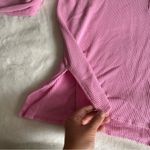 Aerie  Pink Waffle Henley Long Sleeve Size Medium Photo 6