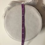 Francesca’s Collections Light Gray Faux Leather Circle Crossbody Bag NWT Photo 3