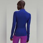 Lululemon Ventscape Half Zip Long Sleeve Psychic Blue Size 10 Photo 4
