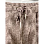 Splendid London Lounge Flare Pants Women’s Size M Waffle Knit Drawstring Flowy Photo 5