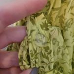 Gap  Braided Strap Green Floral Cotton Camisole Top Photo 3