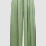High Waisted Wide Leg Green Pants Size XS Photo 0
