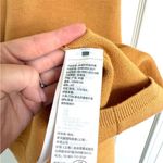 Abercrombie & Fitch Cowl Neck Mustard Yellow Orange Bodycon Dress M Photo 4