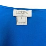 J. Crew Oversized Blue Cap Sleeve Shirttail V Photo 2