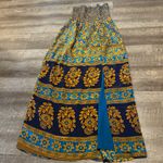 Raga  Anthropologie Patterned Strapless Maxi Dress Photo 4