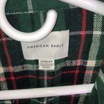 American Eagle  red green and white flannel fall or winter style size XS soft​​ Photo 3