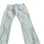 Current/Elliott The Stiletto Clearwater Jeans Side Seam Embroidery Light Wash 26 Photo 11