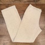 J. Jill Women’s 100% Linen Wide Leg Pants with Pockets in Cream Photo 0