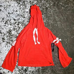 Betsey Johnson  Red Performance Hoodie Photo 0