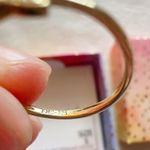 Emma Madison 18kt gold over sterling silver butterfly diamond prave Ring Size 5 Photo 2