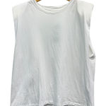 ZARA  White Cotton Muscle Tank size Large NWT Photo 0
