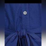 Free People NWT  Charlie maxi Dress In Blue Long Sleeves Button Down V-Neck Small Photo 4