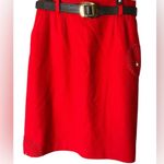 Norton Mcnaughton Red Pencil Skirt for Work Photo 1