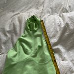 Lime Green Maxi Dress Size M Photo 6