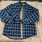 Blue Flannel Jacket Size XL Photo 0