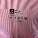 Baby Pink Scrunch Booty Seamless Fitted 4” Biker Shorts Women’s Sz XS EUC Photo 2