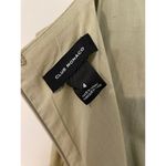 Club Monaco  4 Midi Length Wide Leg Green Jumpsuit Pistachio EUC Linen Cotton Photo 13