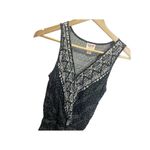 MOSSIMO Black White Floral Romper XS Sleeveless V Photo 1