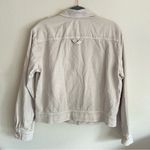 Young Fabulous and Broke YFB  Beige Flap pocket Crop  jacket, tencell blend, L NWOT Photo 3