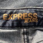 EXPRESS (6) Stella Bootcut Jeans (30x29) Shirt Dark Wash Low Rise Crystal Stud Photo 9