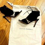 Loeffler Randall Scarlet black suede heels size 5B Photo 3