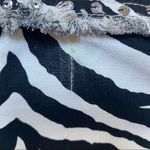 Just B embellished zebra print jacket Sz S Black Photo 5
