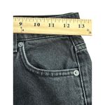 Reformation Cynthia High Rise Straight Jeans Women's Size 25 Black Button #GG7-7 Photo 5