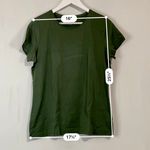 Lands' End Lands’ End Women’s Casual Short Sleeve Tee Shirt Dark Balsam Size Large New FLAW Photo 5