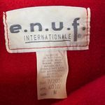 Vintage 90’s e.n.u.f. Internationale Red Oversized Sweatshirt Red Size M Photo 7