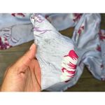 Morgan Lane  Bambi Jumpsuit Silk Floral Wide Leg y2k Lacey SIZE S Photo 7