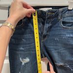 Eunina New Lulus Clara Faded Dark Wash Distressed Skinny Jeans  3 High Rise Photo 9