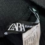 ZARA Black Rib Knit Turtleneck Sleeveless Pullover Crop Tank Top Size XS/S Photo 2