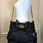 Michael Kors Gansevoort Black Tumbled Leather Shoulder Bag Crossbody Totei Photo 11