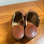 Boc Slip on Mule Clog Faux Leather Tan Brown Buckle Detail Comfort Heel Boho 7M Size 7 Photo 3