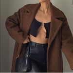 ZARA NWT RIBBED CROPPED CARDIGAN BLACK METAL CLOSURE Photo 10