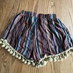 SheIn Women 2 Short Set Pom Pom Hem Tube Top Sz S Resort Wear Beach Vacation Photo 8