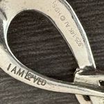 Helzberg I AM LOVED 14K & Sterling Silver Genuine Diamond Pendant Necklace Photo 8