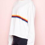 John Galt Rainbow Stripe Long Sleeve Photo 0